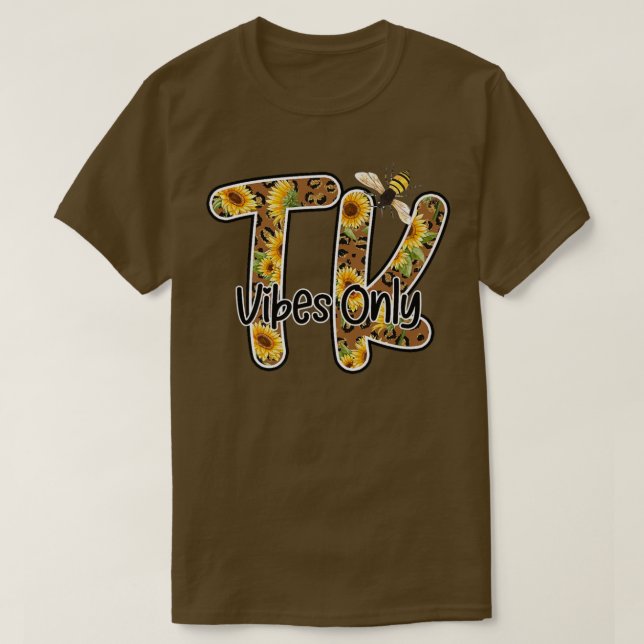 Transitional Kindergarten Teacher Tshirt Sunflower (Design Front)