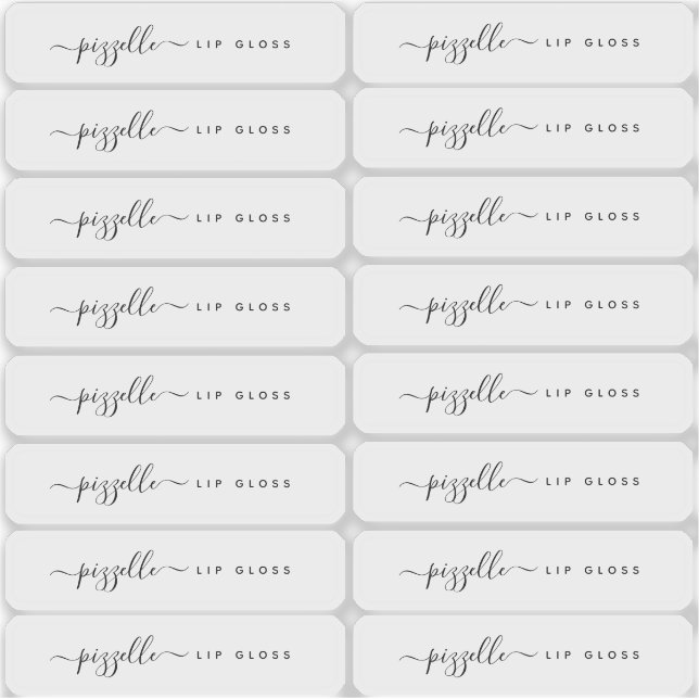 Translucent Clear Makeup Label, Lip Gloss Balm etc (Front)