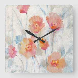 Translucent II Square Wall Clock