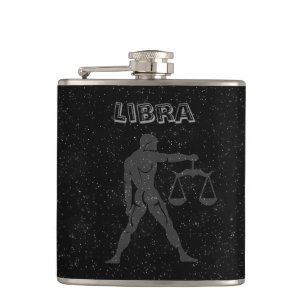 Translucent Libra Hip Flask