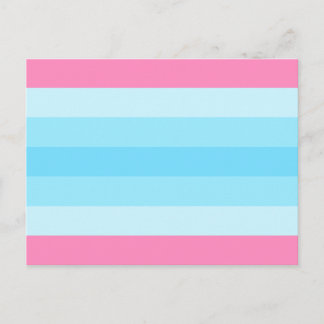 transmasculine flag postcard