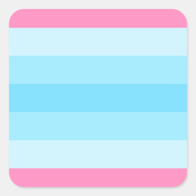 Transmasculine Pride Flag Square Sticker (Front)