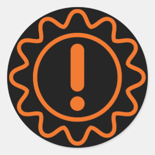 transmission blown error sticker