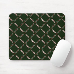 Transmission Tower and Power Line Pattern Mouse Mat