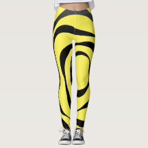 Transparent black spiral on yellow background