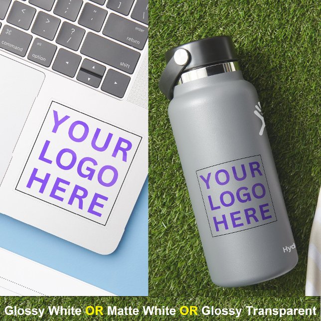 Transparent Business Logo | Branded Water Bottle (Transparent Business Logo)