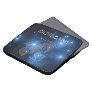 Transparent Capricorn Laptop Sleeve