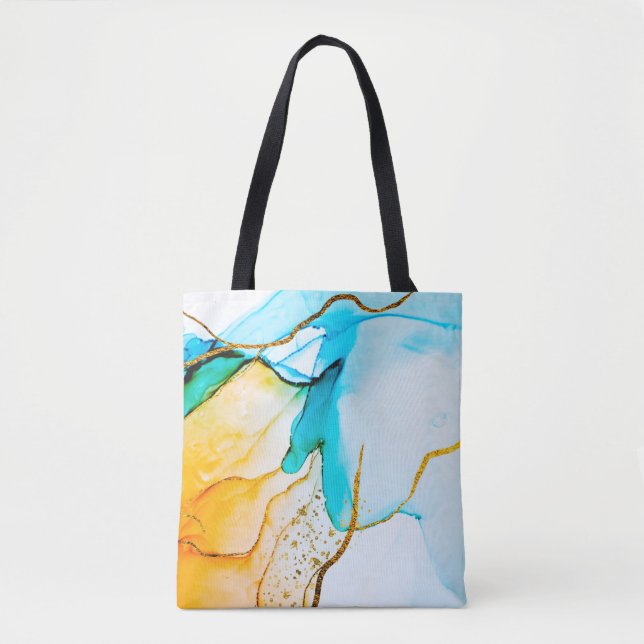 Transparent creativity. Abstract artwork. Trendy w Tote Bag (Front)