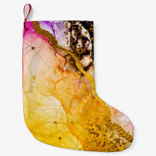 Transparent creativity. Abstract clouds -ART. Mast Small Christmas Stocking
