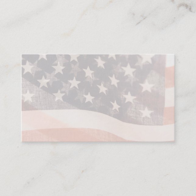 transparent flags business card (Front)