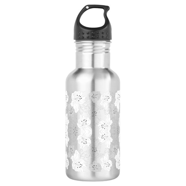 Transparent Grid Overlay – Editable PNG Texture 532 Ml Water Bottle (Front)