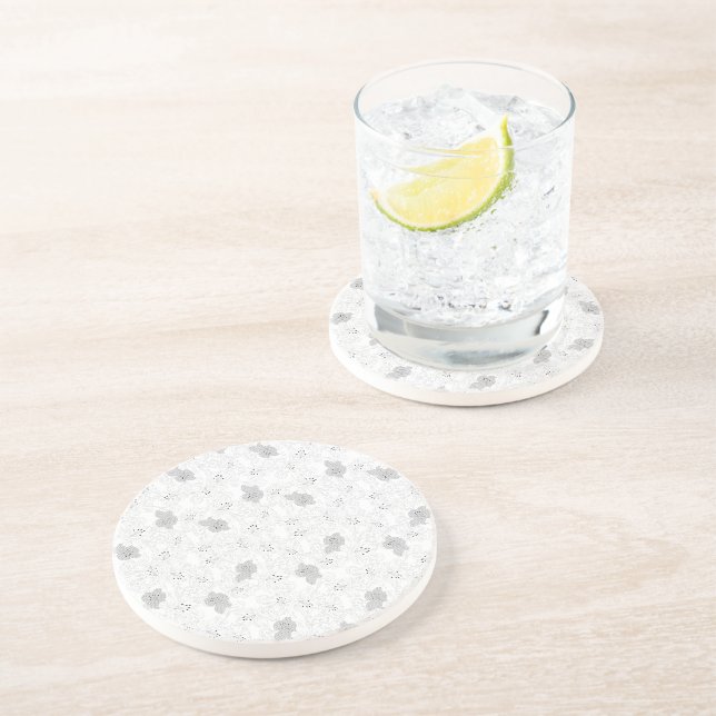Transparent Grid Overlay – Editable PNG Texture Coaster (Side)
