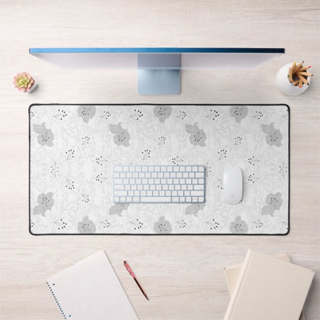 Transparent Grid Overlay – Editable PNG Texture Desk Mat (Office 1)
