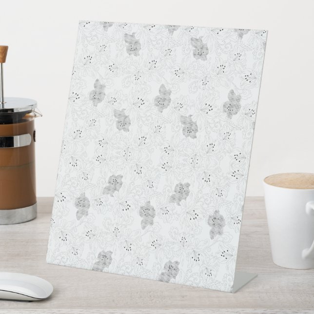 Transparent Grid Overlay – Editable PNG Texture Pedestal Sign (In SItu)