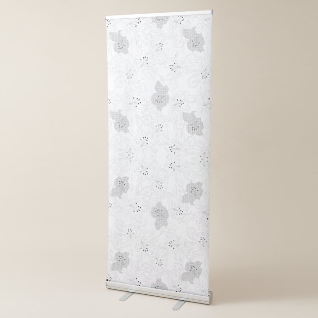 Transparent Grid Overlay – Editable PNG Texture Retractable Banner (3/4)