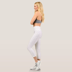 Transparent Grid PNG Editable Texture Overlay Capri Leggings