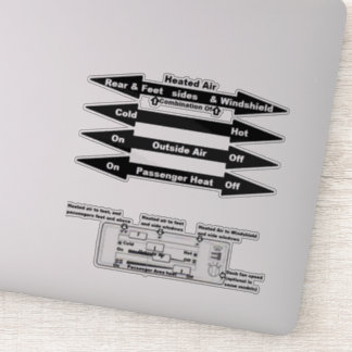 Transparent Inner Window Decal AirCooledVanagon