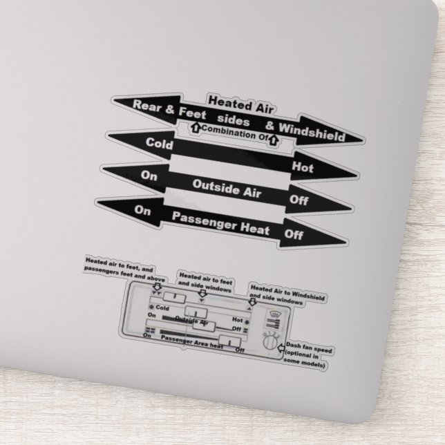 Transparent Inner Window Decal AirCooledVanagon (Detail)