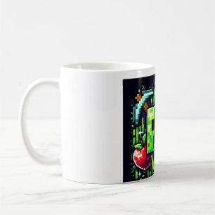 Transparent Minecraft-Inspired Cup Design – Pixel