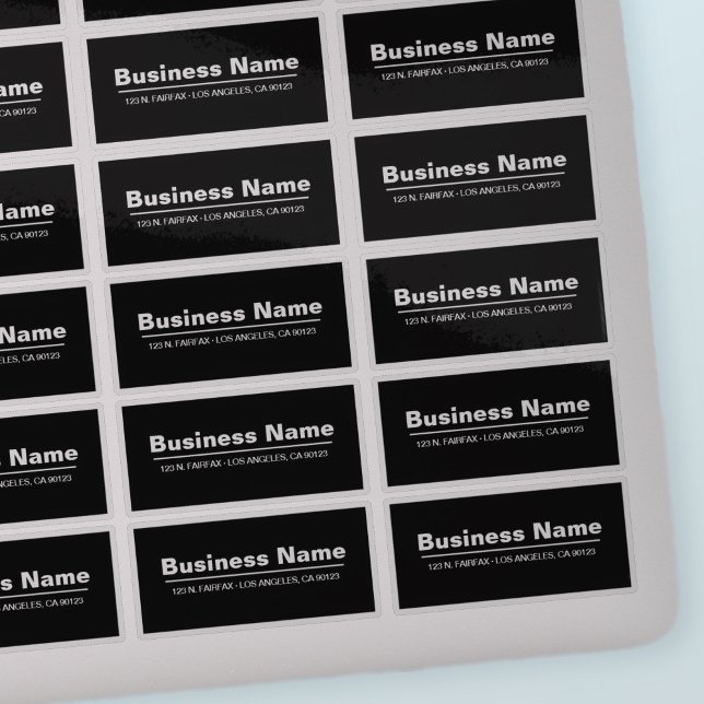 Transparent Modern Address (or other) Business (Creator Uploaded)
