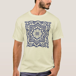 Transparent Monogram Azulejo Style Tee