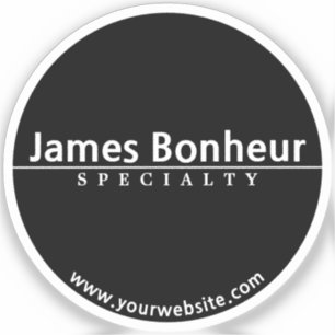 Transparent or Opaque Simple Modern Text on Black