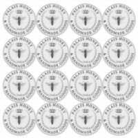 Transparent Queen Bee Apiary Product Logo Honey