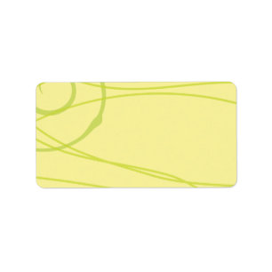 Transparent Roses Bat Mitzvah Return Address label