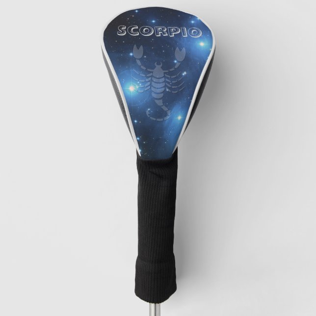 Transparent Scorpio Golf Head Cover (Front)