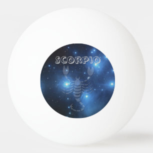 Transparent Scorpio Ping Pong Ball