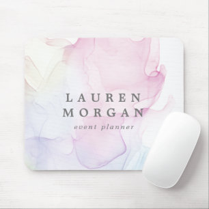 Transparent Silk Elegant Monogram Mouse Mat
