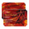 TRANSPARENT STAR Bat Bar Mitzvah Invitation red