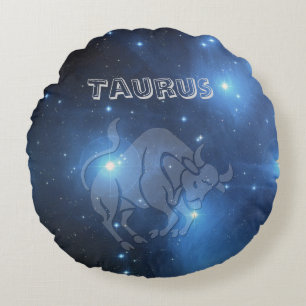 Transparent Taurus Round Cushion