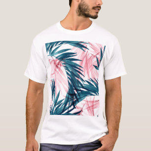 Transparent Tropical: Abstract Floral Watercolor. T-Shirt
