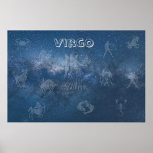 Transparent Virgo Poster