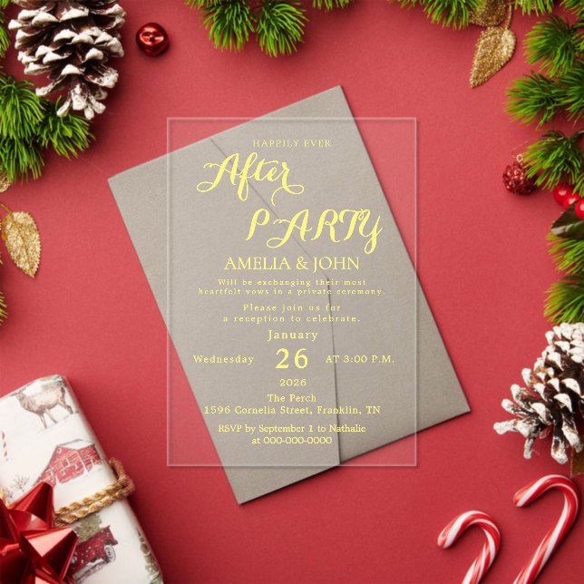  transparent wedding invitation (Insitu (Holiday))