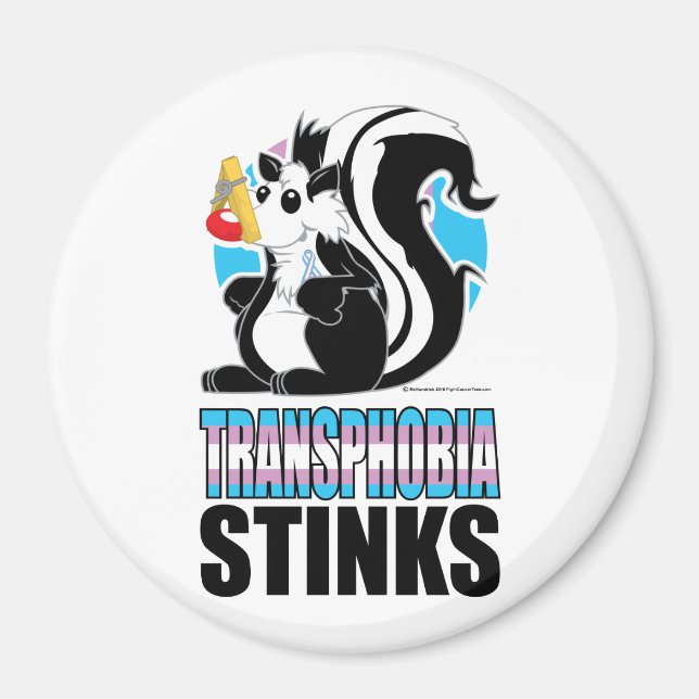 Transphobia Stinks Magnet (Front)