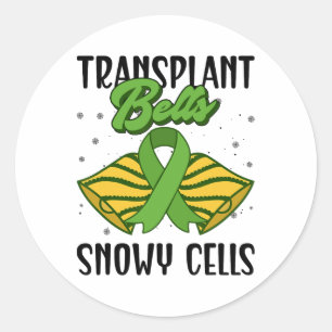 Transplant Bells Classic Round Sticker