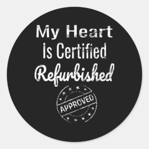 Transplant Cardiac Patient Heart Surgery  Classic Round Sticker