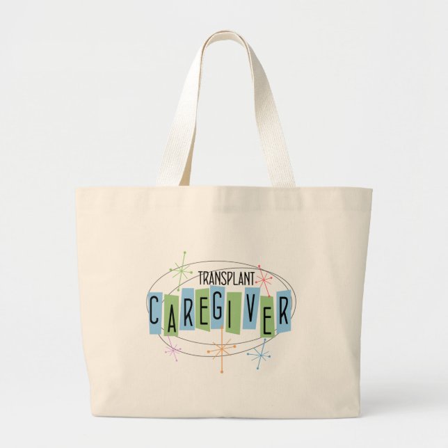Transplant Caregiver tote bag (Front)