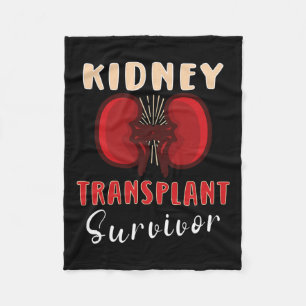 Transplant Kidney Donor Kidney Disease 6 Fleece Blanket