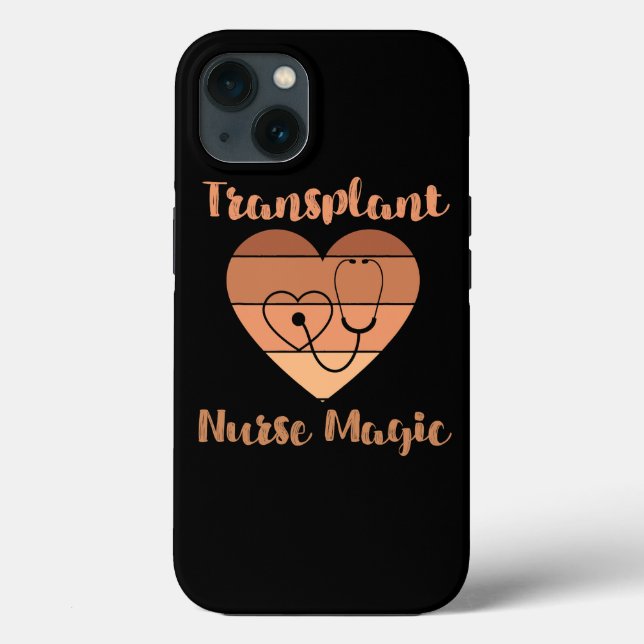 Transplant Nurse Magic Kidney Lung Surgery Organ D Case-Mate iPhone Case (Back)