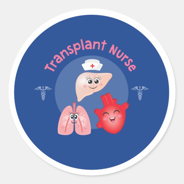 Transplant Nurse Stickers (Front)