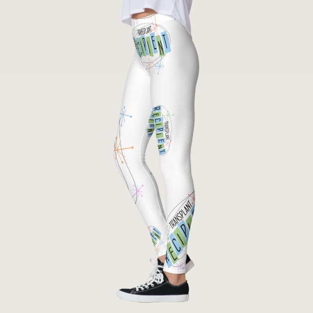 Transplant Recipient Retro Style Leggings (Left)