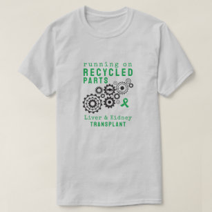 Transplant Recycled Parts Custom Steampunk Gears  T-Shirt