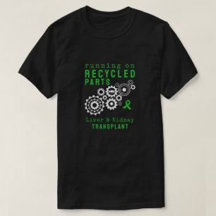 Transplant Recycled Parts Steampunk Gears Custom T-Shirt