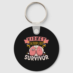 Transplant Survivor Kidney Disease Kidney Stone Key Ring