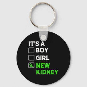 Transplant Survivor New Kidney Owner Key Ring