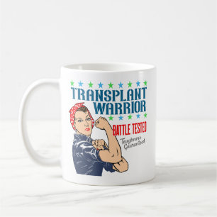 Transplant Warrior - a Vintage Women's Transplant Coffee Mug