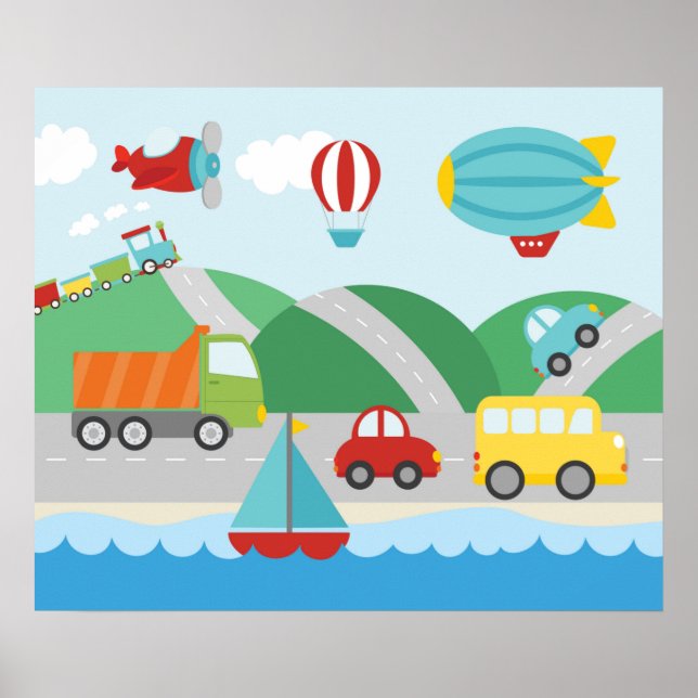 Transport Scene Poster (Front)